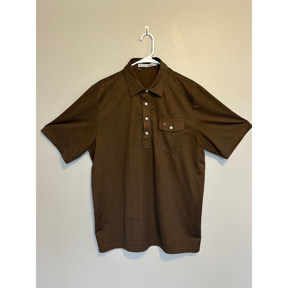 Criquet Performance golf Jersey Players polo Shirt Woodsmoke 
large preppy - Picture 3 of 7